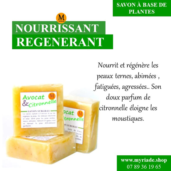 Savon Avocat citronnelle