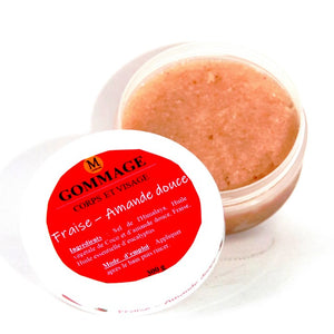 Gommage Fraise Amande Douce